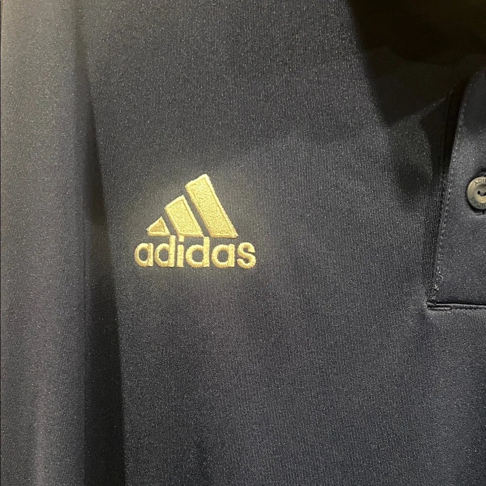 Adidas Dark Blue Men's Polo with Regis Athletics Logo